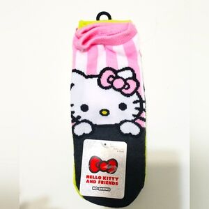 NEW Sanrio Hello Kitty&Friends no shows 5 pairs socks brand NEW with tag